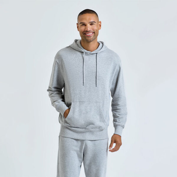 Unisex Titan oversized hoodie in heather grey